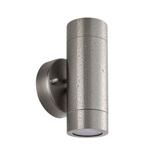 Saxby Lighting 101350 Palin 2lt Wall Marine Grade IP65 - Stainless Steel -