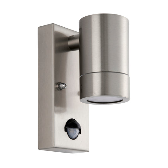 Saxby Lighting 101351 Palin PIR 1lt Wall Marine Grade IP65 - Stainless Steel -