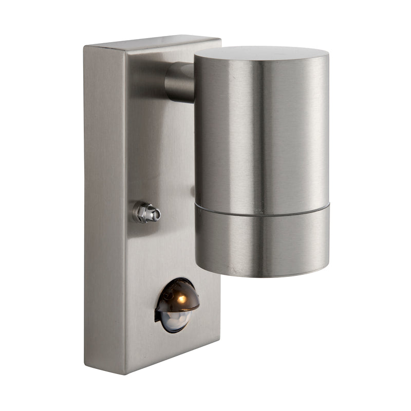 Load image into Gallery viewer, Saxby Lighting 101351 Palin PIR 1lt Wall Marine Grade IP65 - Stainless Steel -
