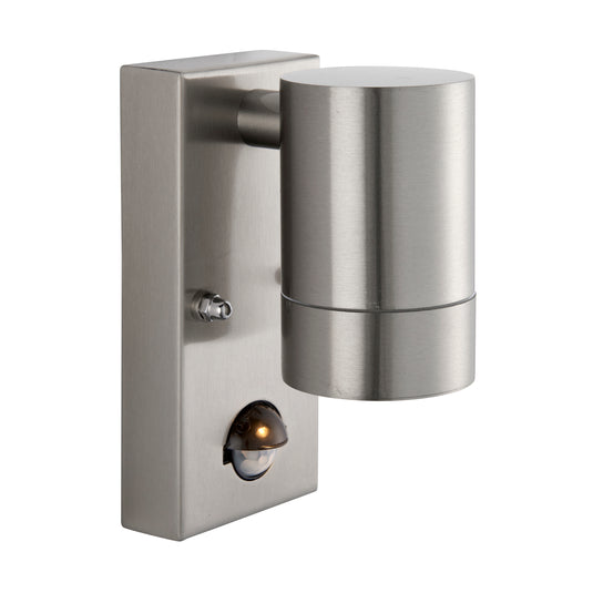 Saxby Lighting 101351 Palin PIR 1lt Wall Marine Grade IP65 - Stainless Steel -