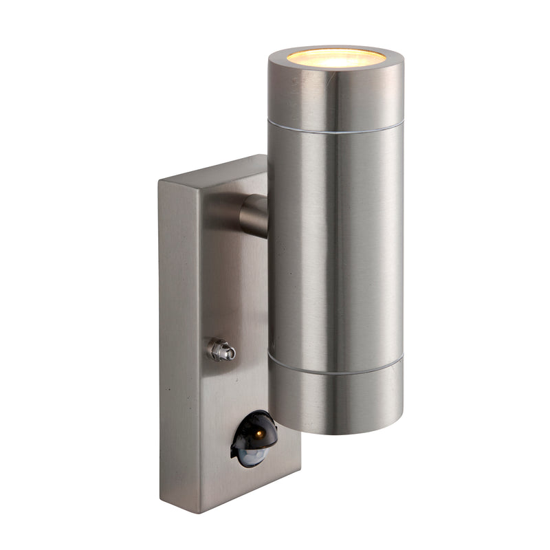 Load image into Gallery viewer, Saxby Lighting 101352 Palin PIR 2lt Wall Marine Grade IP65 - Stainless Steel -
