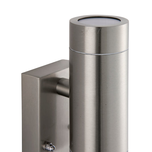 Saxby Lighting 101352 Palin PIR 2lt Wall Marine Grade IP65 - Stainless Steel -
