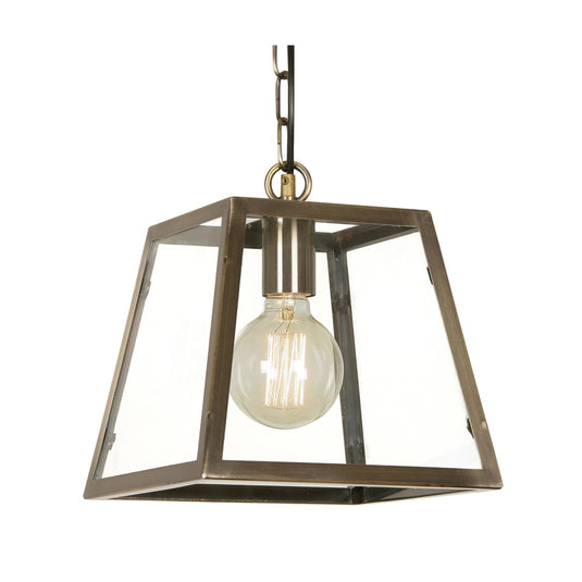 Oaks Lighting 1524/1 AB Riga 1 Light Ceiling Lantern -