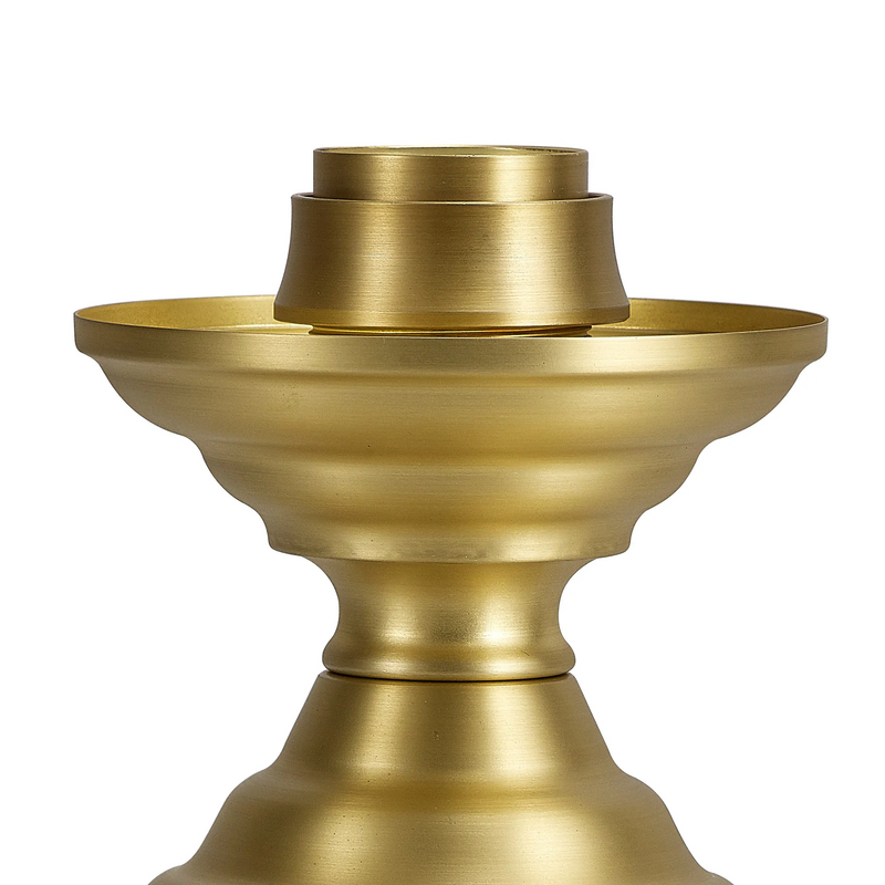 Load image into Gallery viewer, C-Lighting Nash Table Lamp (FRAME ONLY), 1 x E27, Satin Gold - 42464
