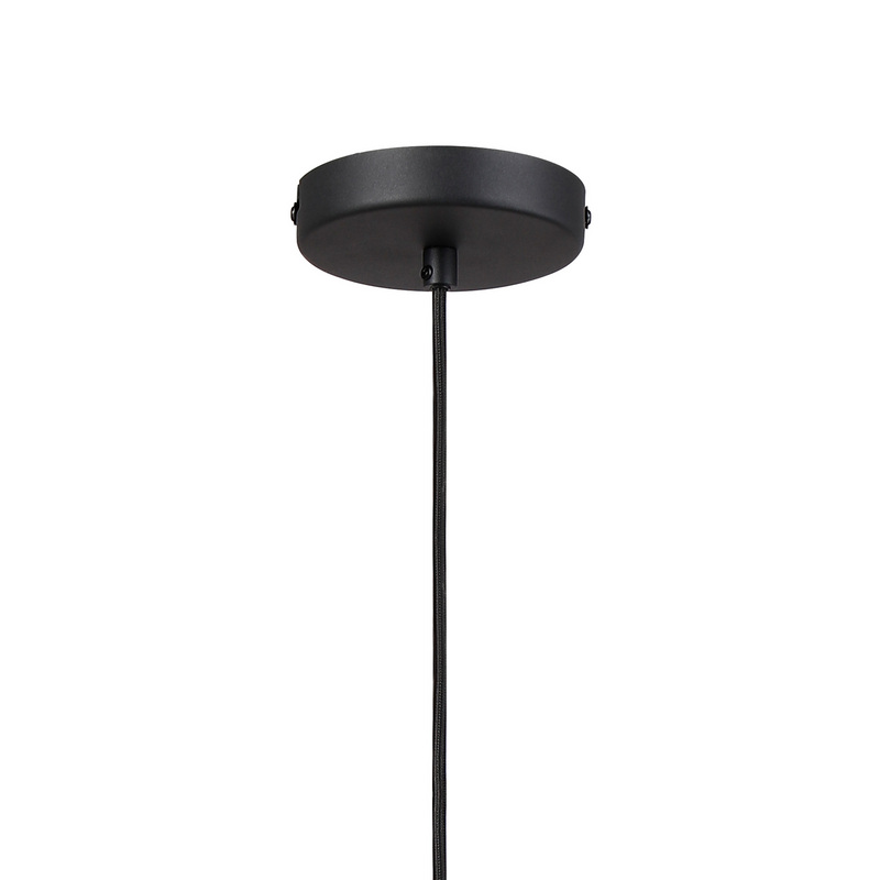 Load image into Gallery viewer, C-Lighting Hektor Single Pendant With 23cm x 18cm Shade, 1 Light E27, Sand Black/Black/Gold Metal Shade  - 60871
