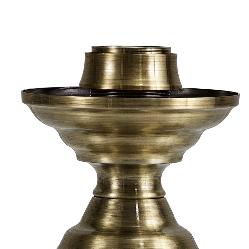 Load image into Gallery viewer, C-Lighting Nash Table Lamp (FRAME ONLY), 1 x E27, Antique Brass - 42461
