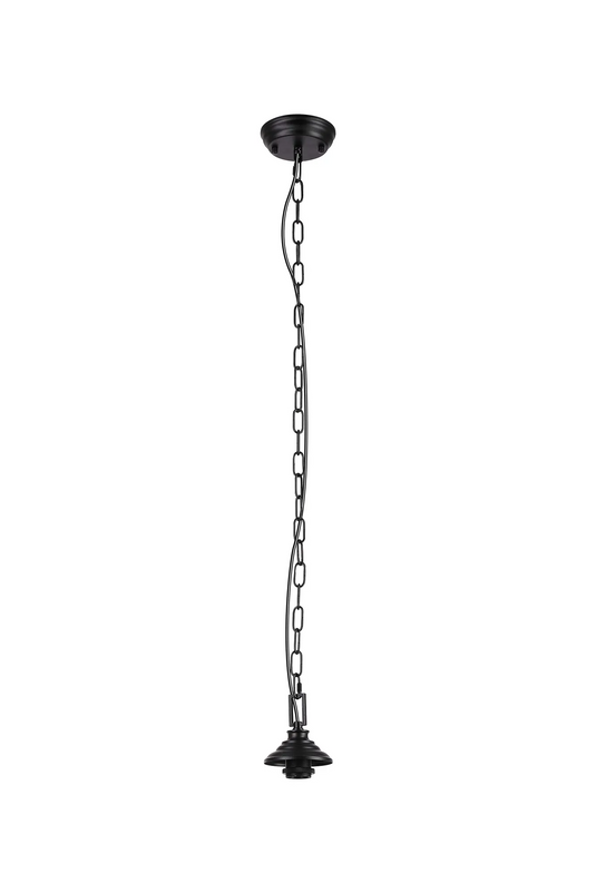 C-Lighting Nash 11cm Single Pendant (FRAME ONLY), 1 x E27, Matt Black - 61575