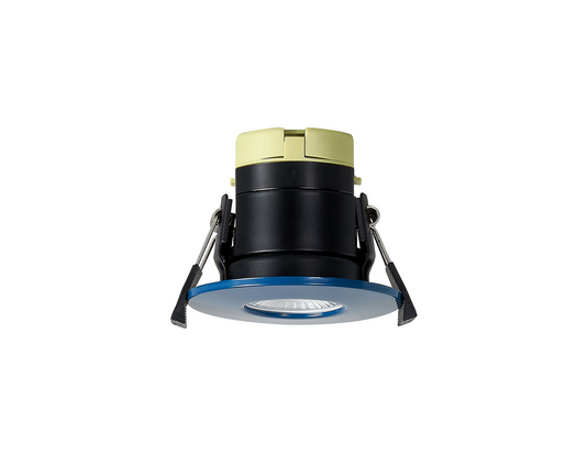 C-Lighting Vauxhall 8W Dimmable CCT LED Fire Rated Downlight Midnight Blue Fascia IP65 - 61723