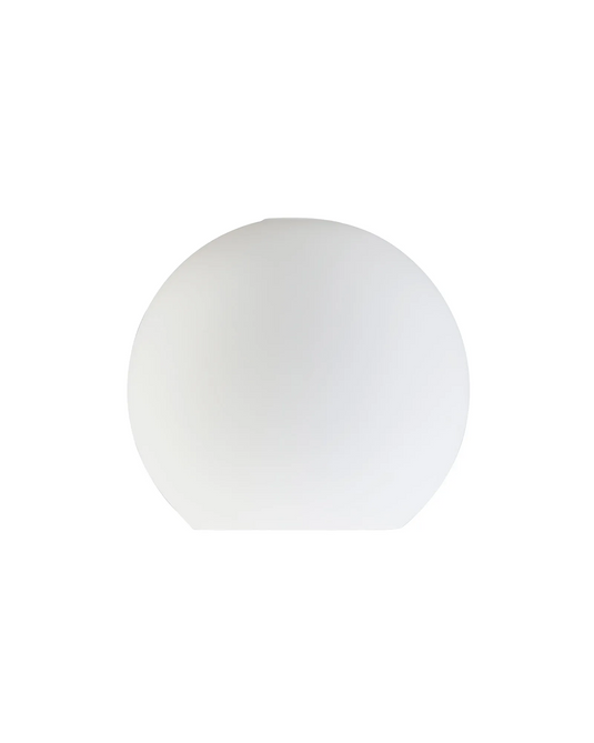 C-Lighting Budapest 200mm x 180mm Open Mouth Round Opal Globe Glass Shade - 61590