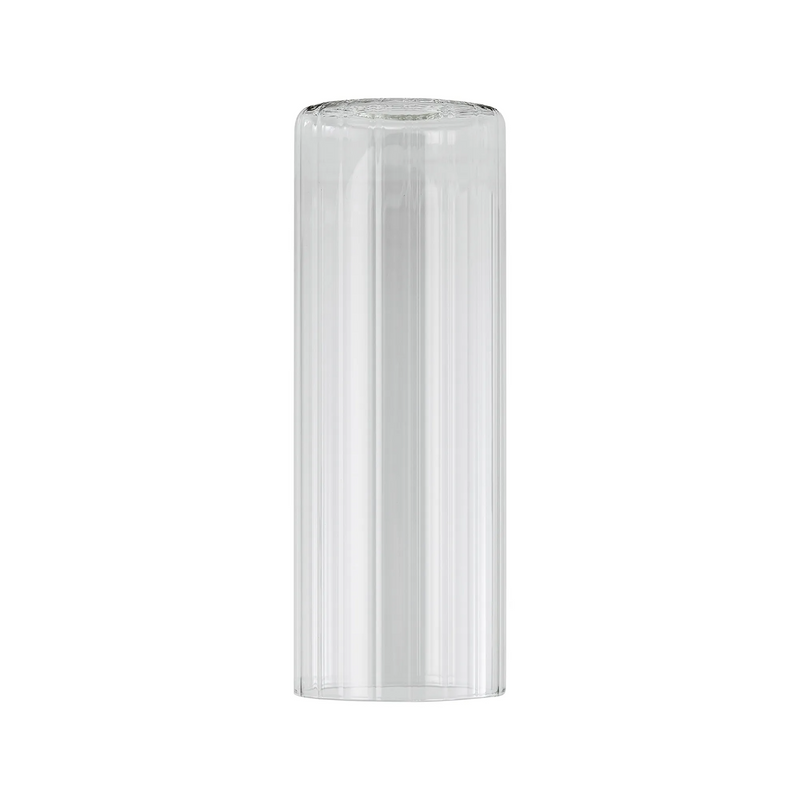 Load image into Gallery viewer, C-Lighting Budapest 10mm x 280mm Clear Ribbed Slim Tube Glass -
