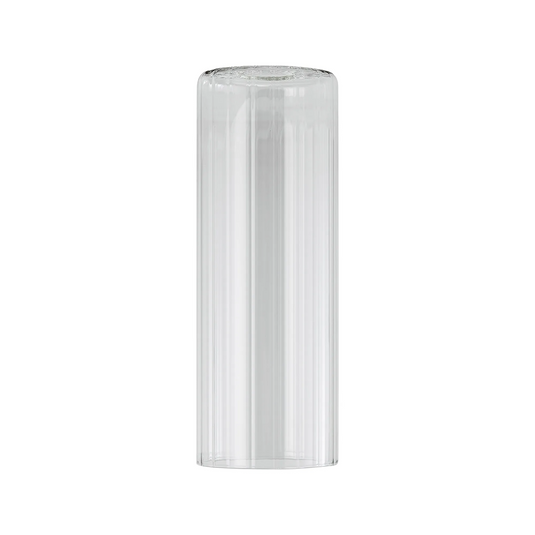 C-Lighting Budapest 10mm x 280mm Clear Ribbed Slim Tube Glass -