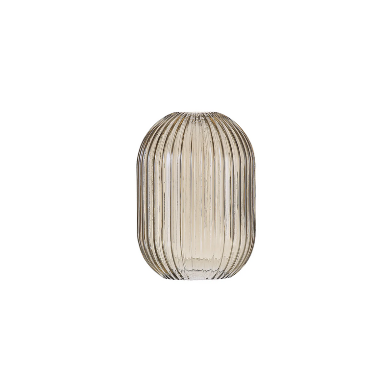 Load image into Gallery viewer, C-Lighting Chisel 14x19.7cm Almond Ribbed Glass, Champagne - 57234
