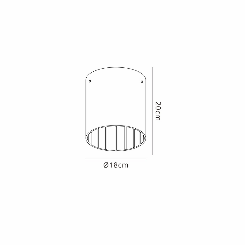 Load image into Gallery viewer, C-Lighting Bridge Ribbed Round Ceiling Flush, 1 Light Flush Fitting E27, Dark Grey/Smoke Wide Line Glass -
