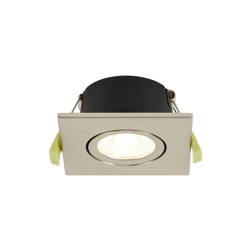Load image into Gallery viewer, C-Lighting Molly 4/6/8W, Triac Dimmable 4CCT LED Fire Rated Downlight, Satin Nickel Square Tilt - 72992
