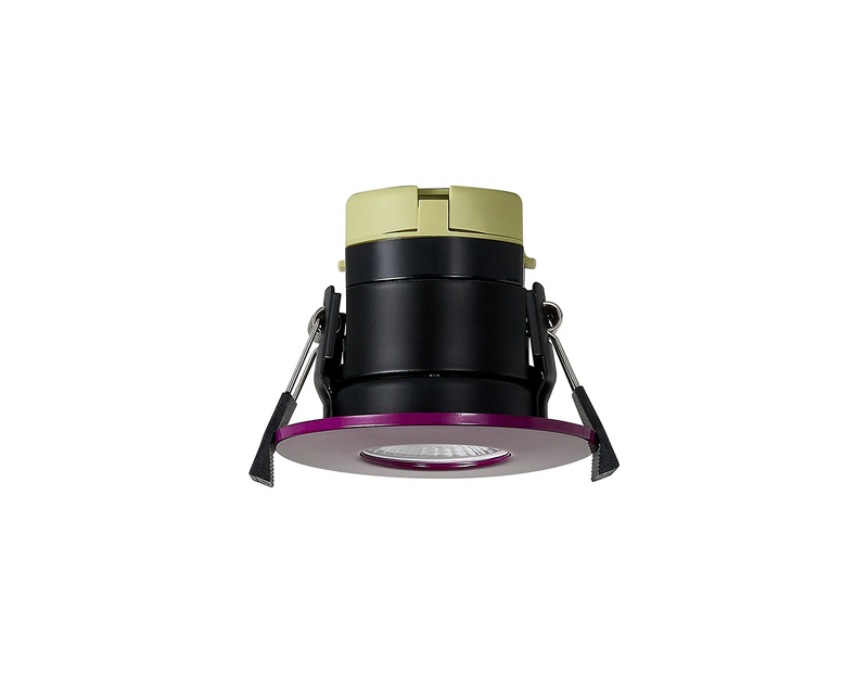 Load image into Gallery viewer, C-Lighting Vauxhall 8W Dimmable CCT LED Fire Rated Downlight Plum Fascia IP65 - 62016
