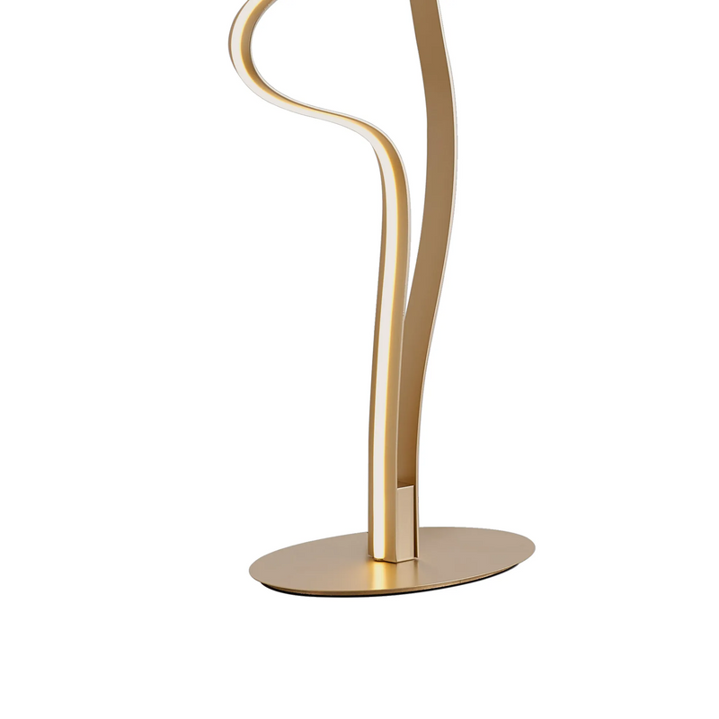 Load image into Gallery viewer, C-Lighting Pulsation Dimmable Floor Lamp, 1 x 45W LED, 3000K, 3000lm, Gold - 61968
