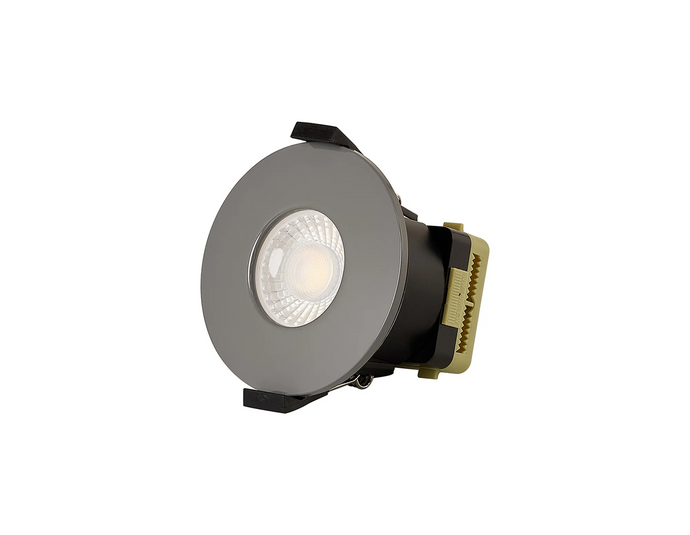 C-Lighting Vauxhall 8W Dimmable CCT LED Fire Rated Downlight Warm Grey Fascia IP65 - 62011