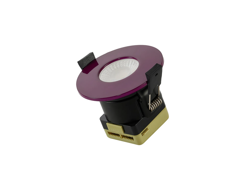 Load image into Gallery viewer, C-Lighting Vauxhall 8W Dimmable CCT LED Fire Rated Downlight Plum Fascia IP65 - 62016
