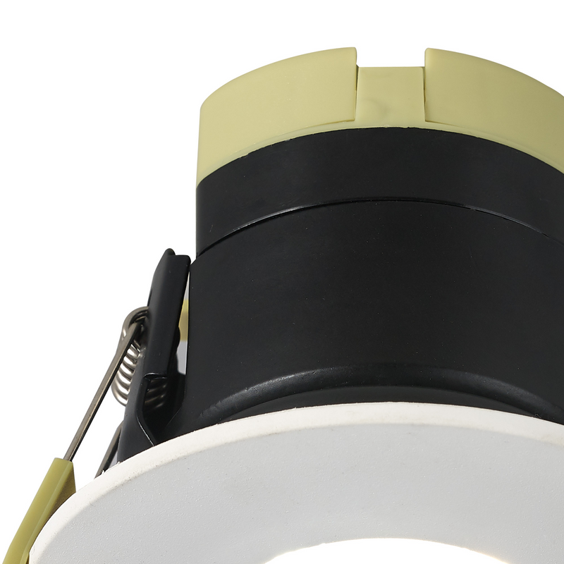 Load image into Gallery viewer, C-Lighting Vauxhall 8W Dimmable CCT LED Fire Rated Downlight Matt White Fascia IP65 - 42508
