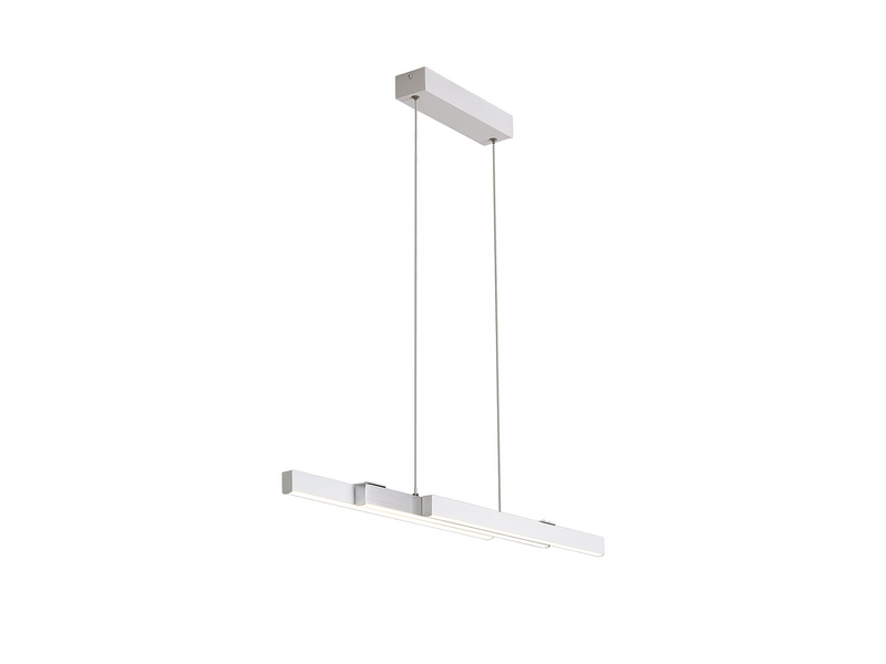 Load image into Gallery viewer, C-Lighting Hayling Expandable Linear Pendant , 24W LED, 4000K, 1200lm, Sand White/Aluminium, 3yrs Warranty - 60737
