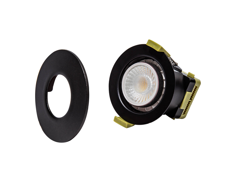 Load image into Gallery viewer, C-Lighting Vauxhall 8W Dimmable CCT LED Fire Rated Downlight Graphite Fascia IP65 - 42505
