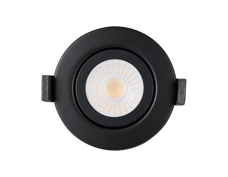 Load image into Gallery viewer, C-Lighting Francisco , Triac Dimmable CCT LED Fire Rated Adjustable Downlight, Matt Black, Cut Out: 70mm, 700lm, 60°, DRIVER INC., IP65 - 61552
