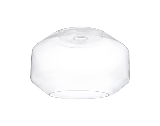 C-Lighting Kirby Chamfered Round 30cm Clear Glass - 42491