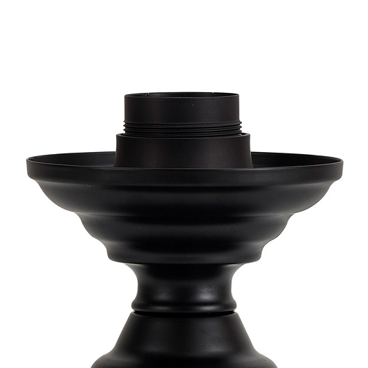 C-Lighting Nash Table Lamp (FRAME ONLY), 1 x E27, Matt Black - 42459