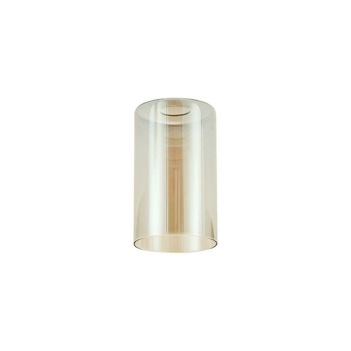 C-Lighting Budapest 120mm x 200mm Iridescent Cylinder Glass Shade - 61975