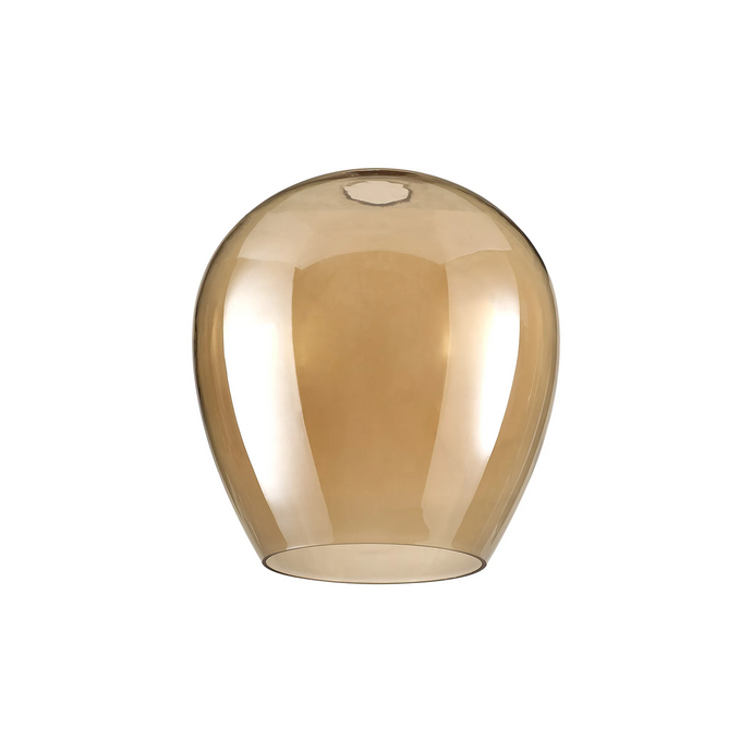 C-Lighting Budapest 250mm x 270mm Amber Plated Wine Glass  Shade - 60703