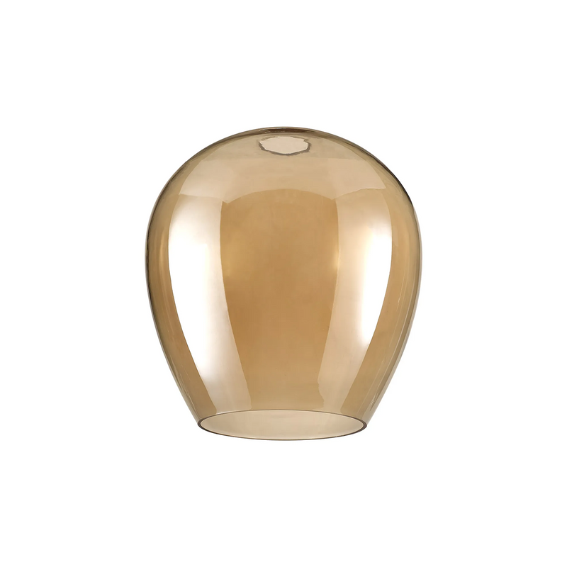 Load image into Gallery viewer, C-Lighting Budapest 250mm x 270mm Amber Plated Wine Glass  Shade - 60703
