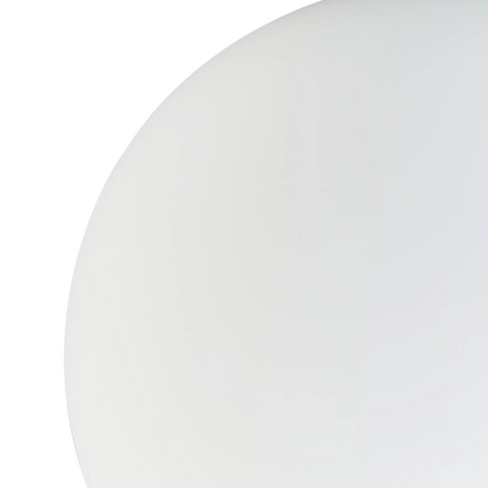 C-Lighting Budapest 250mm x 225mm  Open Mouth Round Opal Globe Glass Shade - 61610