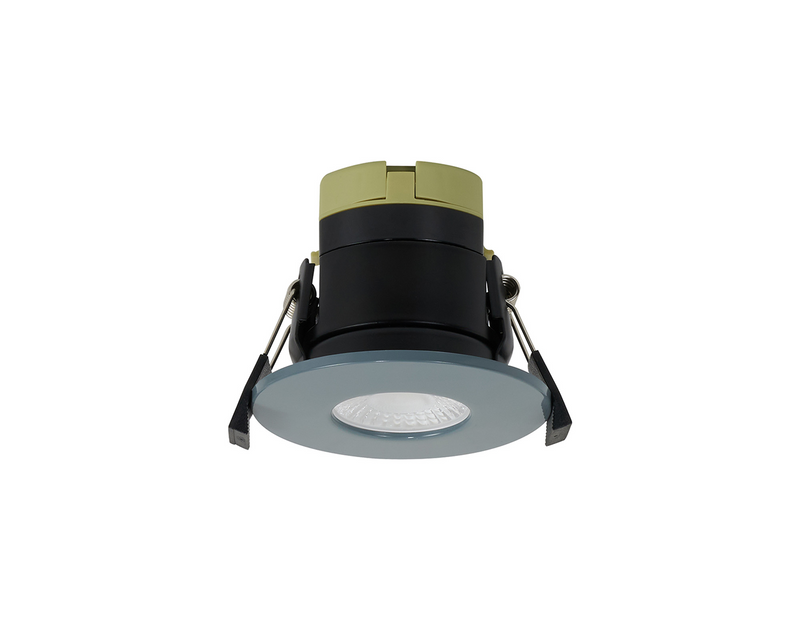 Load image into Gallery viewer, C-Lighting Vauxhall 8W Dimmable CCT LED Fire Rated Downlight Cool Grey Fascia IP65 - 61717
