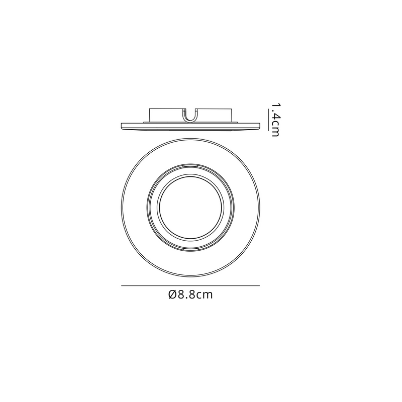 Load image into Gallery viewer, C-Lighting Molly 4/6/8W, Triac Dimmable 4CCT LED Fire Rated Downlight, White Round Adjustable - 72983
