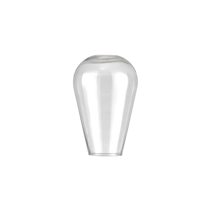 Load image into Gallery viewer, C-Lighting Chisel 14x21cm Pear Shaped Clear Glass - 59941
