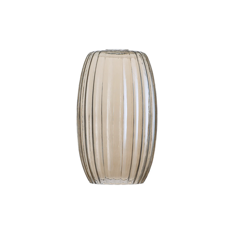 Load image into Gallery viewer, C-Lighting Budapest 180mm x 290mm Champagne Ribbed Tubular Glass Shade  - 57210
