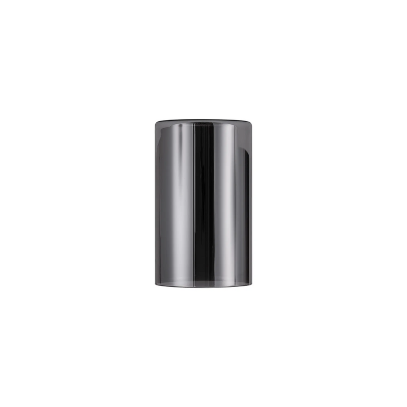 Load image into Gallery viewer, C-Lighting Budapest 120mm x 200mm Smoke Plated Cylinder Glass Shade - 61976
