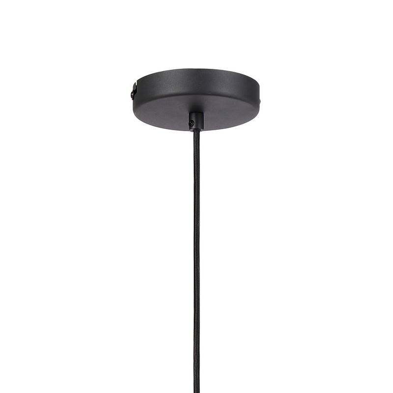Load image into Gallery viewer, C-Lighting Hektor Single Pendant With 23cm x 18cm Shade, 1 Light E27, Sand Black/Brown/Copper Metal Shade  - 60870
