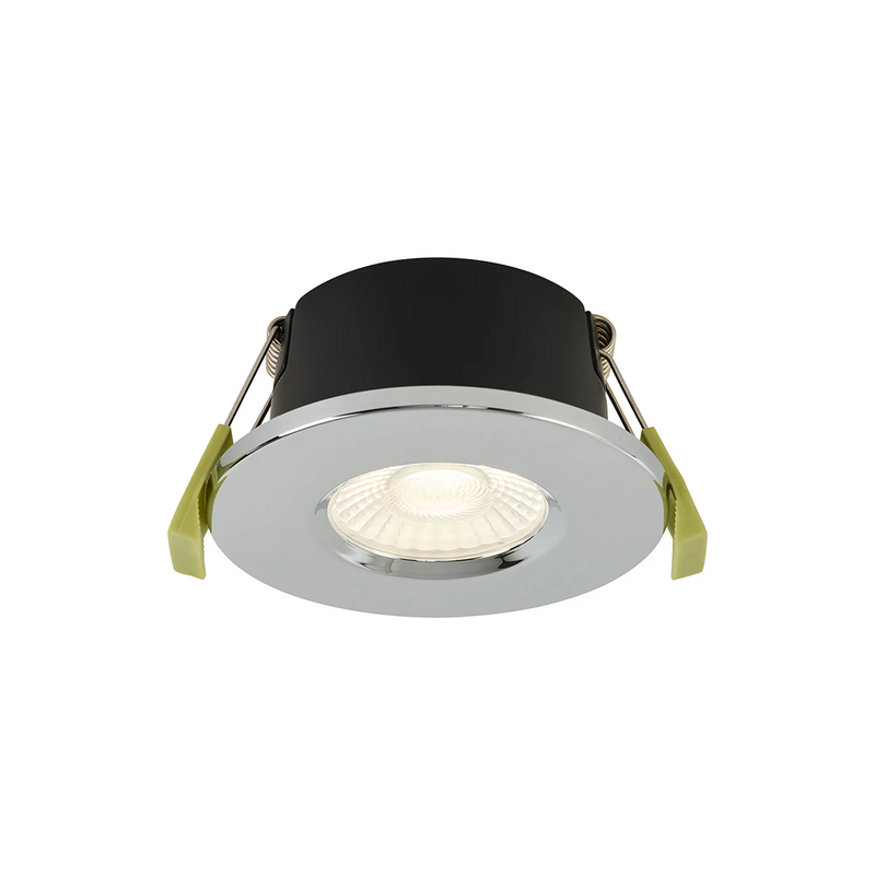 Load image into Gallery viewer, C-Lighting Molly 4/6/8W, Triac Dimmable 4CCT LED Fire Rated Downlight, Chrome Round Fixed - 72977
