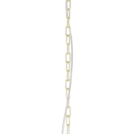 C-Lighting Nash 11cm Single Pendant (FRAME ONLY), 1 x E27, Satin Gold - 61579