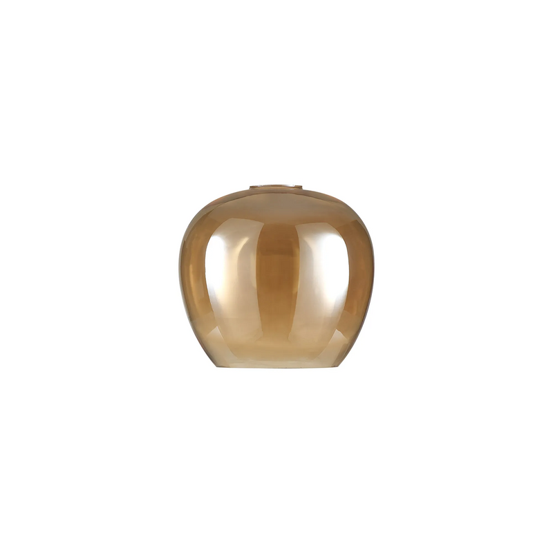 Load image into Gallery viewer, C-Lighting Budapest 180mm x 170mm Amber Plated Wine Glass  Shade - 60711
