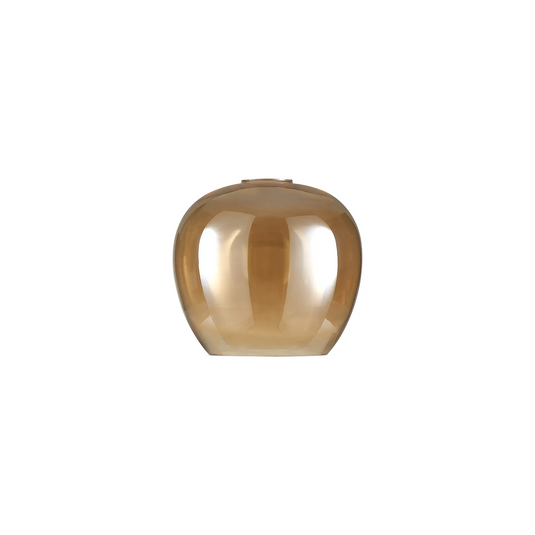 C-Lighting Budapest 180mm x 170mm Amber Plated Wine Glass  Shade - 60711