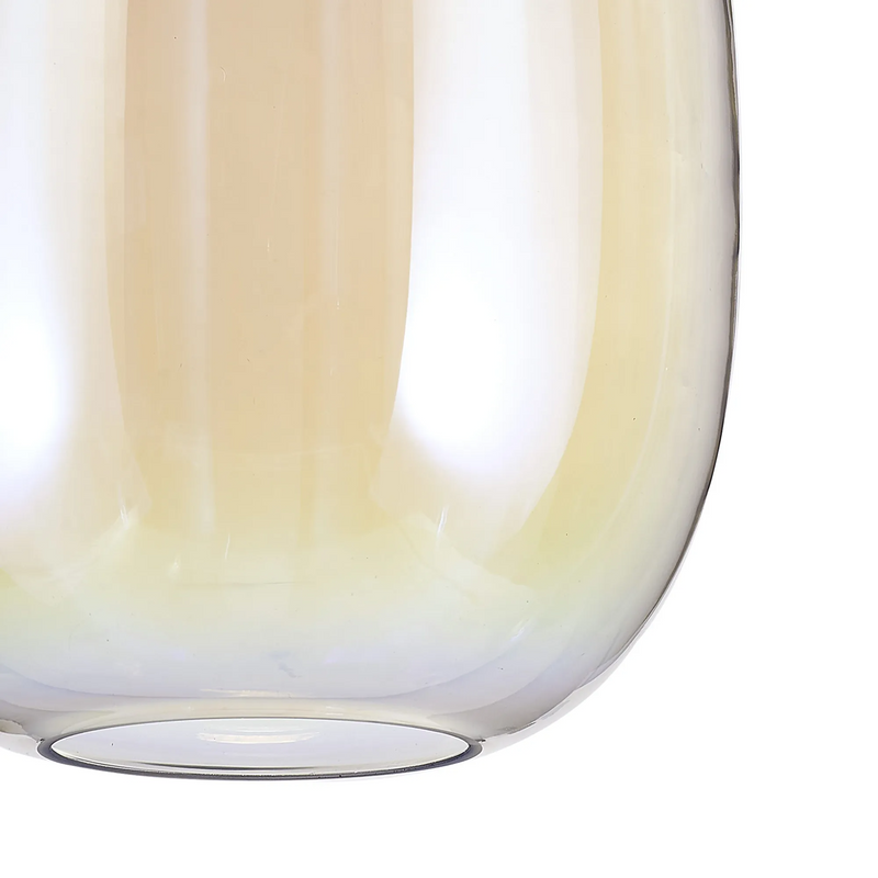 Load image into Gallery viewer, C-Lighting Budapest 200mm x 300mm Iridescent Slim Curved Trapezium Glass Shade - 61635

