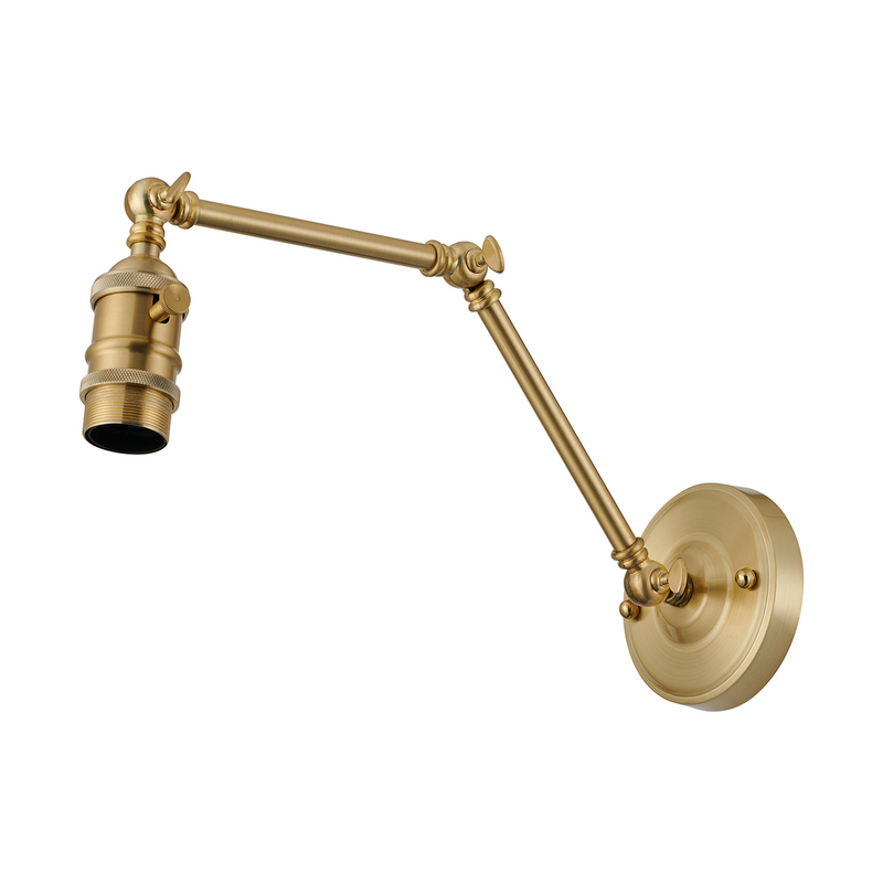 Load image into Gallery viewer, C-Lighting Ariel Adjustable Wall Lamp, 1 x E27, Brass - 60747
