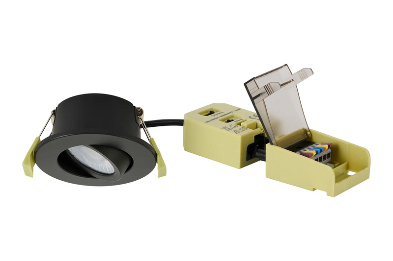 Load image into Gallery viewer, C-Lighting Molly 4/6/8W, Triac Dimmable 4CCT LED Fire Rated Downlight, Black Round Adjustable - 72980
