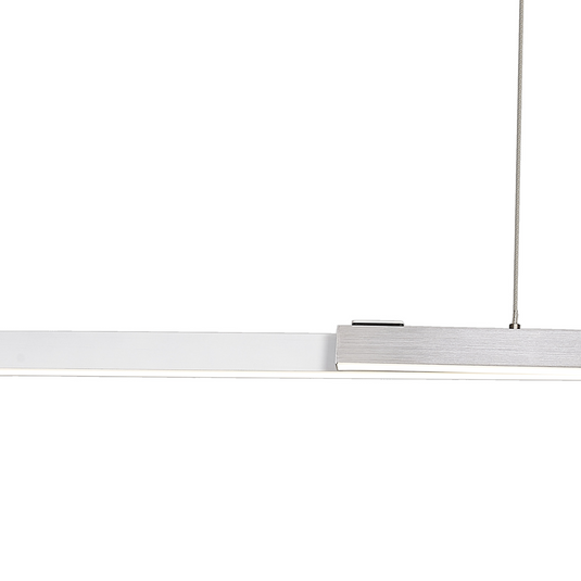 C-Lighting Hayling Expandable Linear Pendant , 24W LED, 4000K, 1200lm, Sand White/Aluminium, 3yrs Warranty - 60737