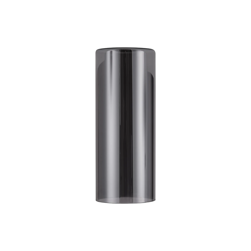 Load image into Gallery viewer, C-Lighting Budapest 120mm x 300mm Smoke Plated Cylinder Glass Shade - 61980
