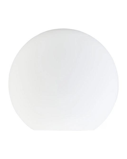 C-Lighting Budapest 300mm x 280mm Open Mouth Round Opal Globe Glass Shade - 61611