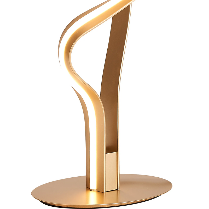 Load image into Gallery viewer, C-Lighting Pulsation Dimmable Table Lamp, 1 x 18W LED, 3000K, 1400lm, Gold - 61966
