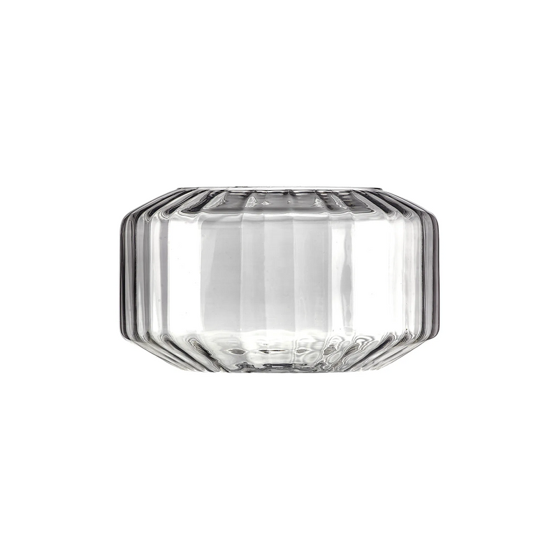 Load image into Gallery viewer, C-Lighting Budapest 300mm x 165mm Clear Chamfered Round Rippled Glass Shade - 57097
